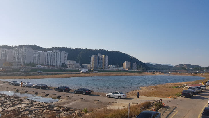 남대천 담수기능 보강(준설)사업 시행 사진