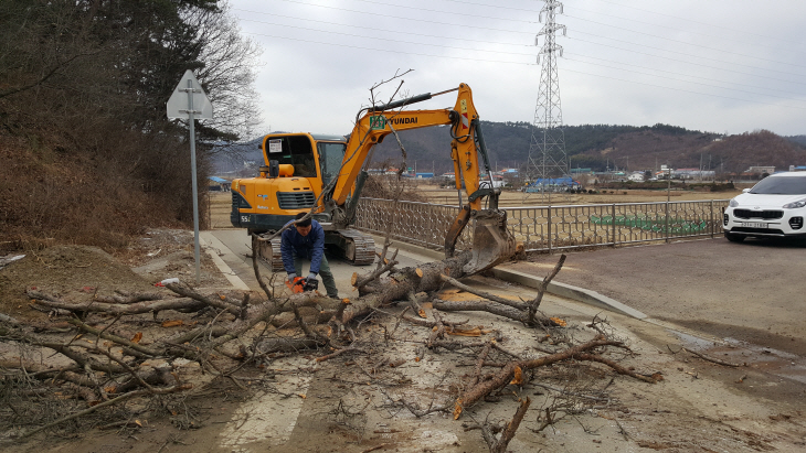 서산시 성연면 현장행정 진행 모습
