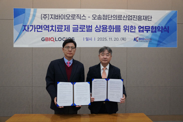 KBIOHealth, 지바이오로직스와 자가면역치료제 글로벌 상용화를 위한 협... - 뉴스 썸네일 이미지