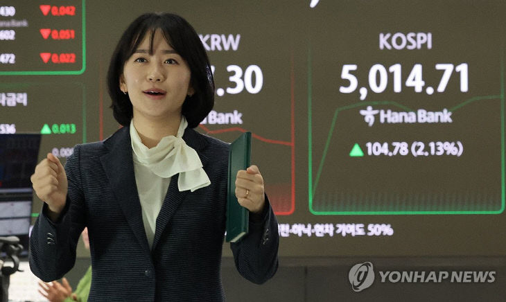 '코스피 5000 시대' 진입...역대 최고 종가 마감 - 뉴스 썸네일 이미지