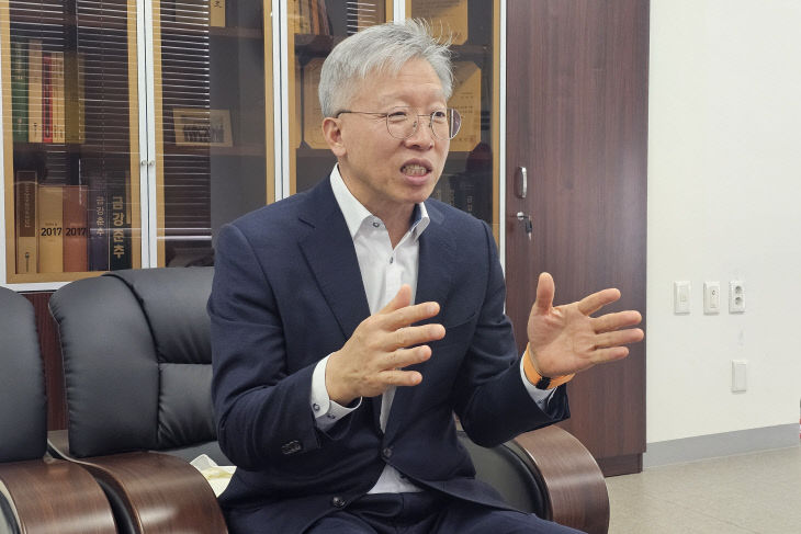 [중도초대석] 김진동 세종상의 회장 "제2판교 목표, 힘 실어야" - 뉴스 썸네일 이미지