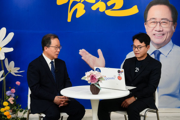 김석준, AI 전문가와 부산교육 미래 구상