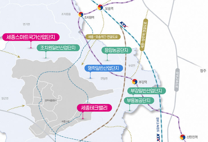 '세종 자족도시 완성' 견인...'연동면' 산업 기반 잠재력 부각 - 뉴스 썸네일 이미지